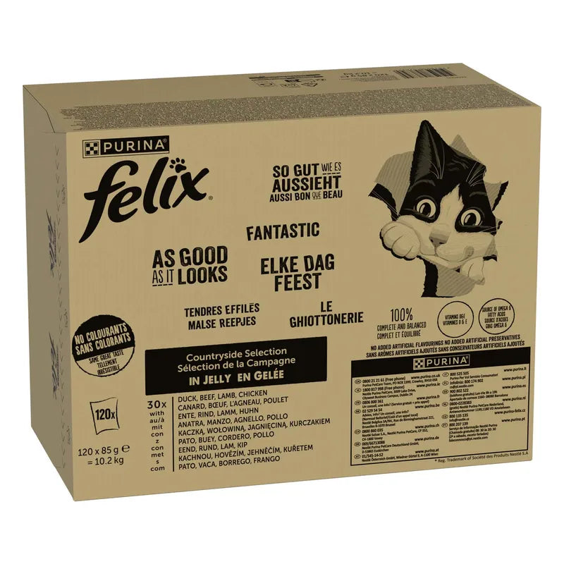 Stort ekonomipack: Latz "As good as it looks" Köttmix 120 x 85 g Originalpris (557 kr)